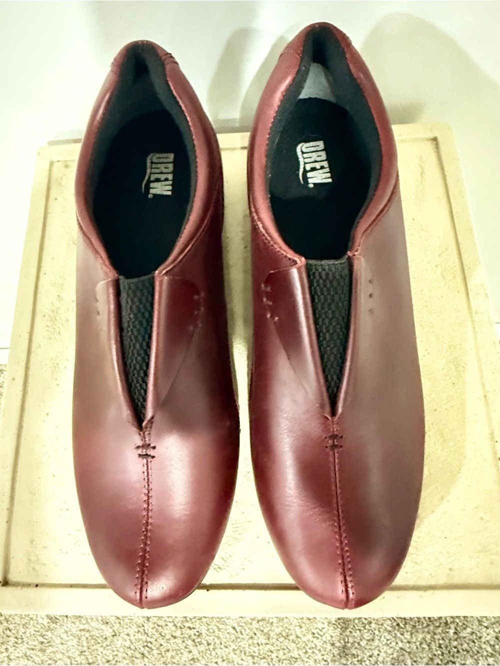 Drew Naples Slip-On Therapeutic Diabetic Comfort Shoes Burgundy Size 9 Women’s